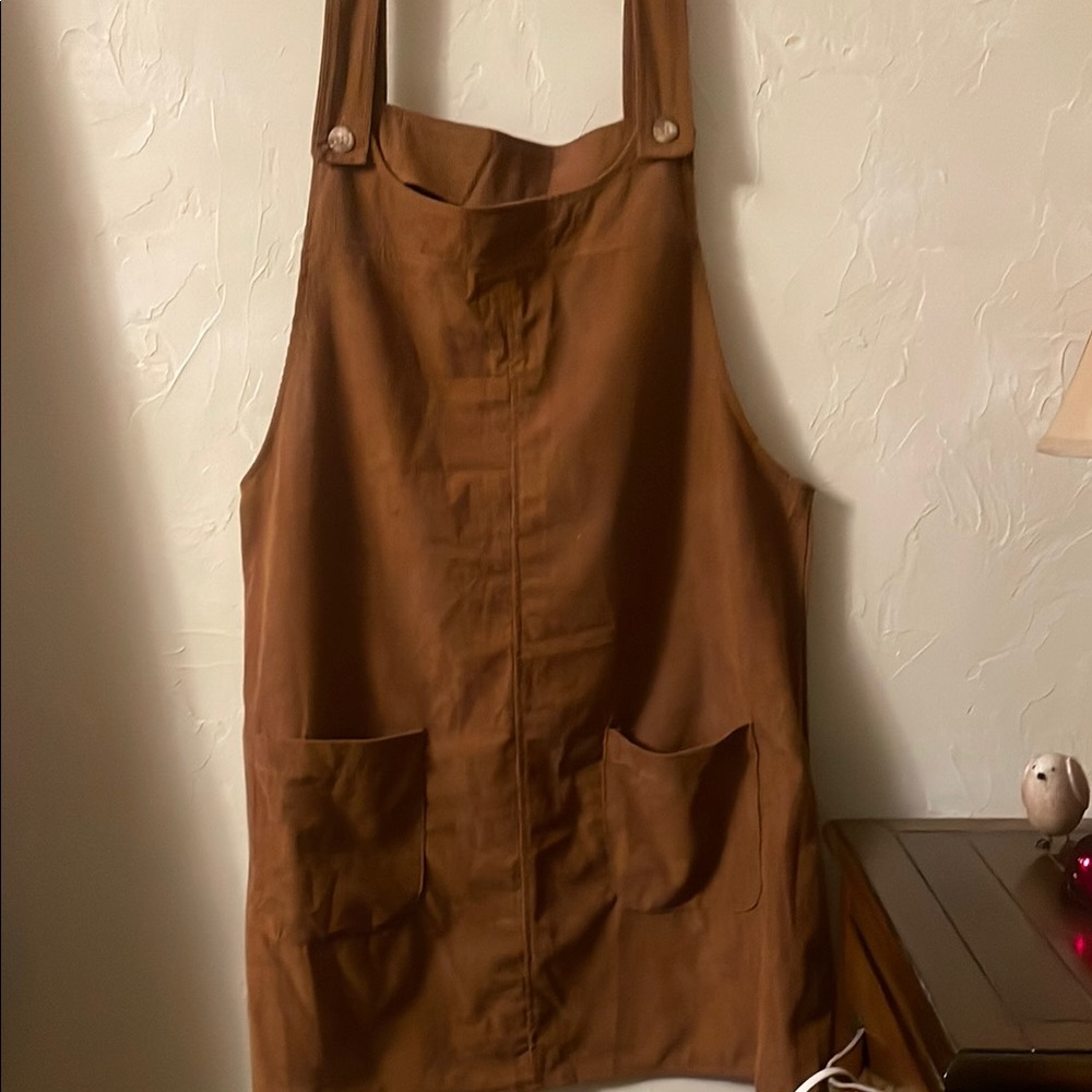 Brown Sleeveless Dress